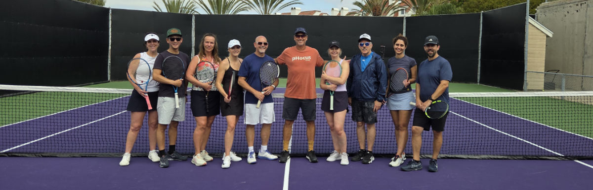 Group tennis clinics in Dana Point, CA - Dana Hills Tennis Center